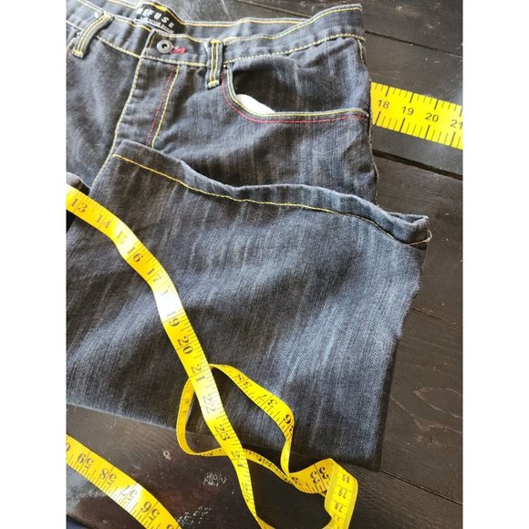 MENS Y2K BAGGY SIZE 38 SHORTS HEAVY STITCH SNEAKER EMBRODERED LOOSE FIT - Picture 8 of 9